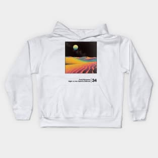 Night On the Galactic Road - Minimal Style Graphic Artwork Kids Hoodie